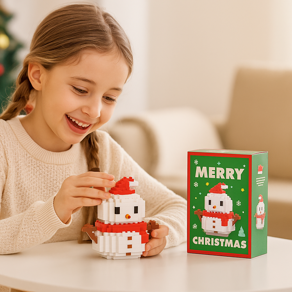 Figurines de Noël créatives en briques – amusement pour toute la famille