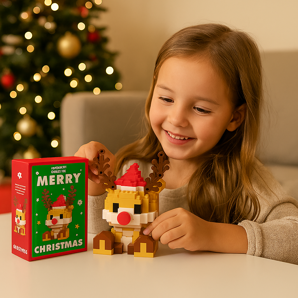 Figurines de Noël créatives en briques – amusement pour toute la famille