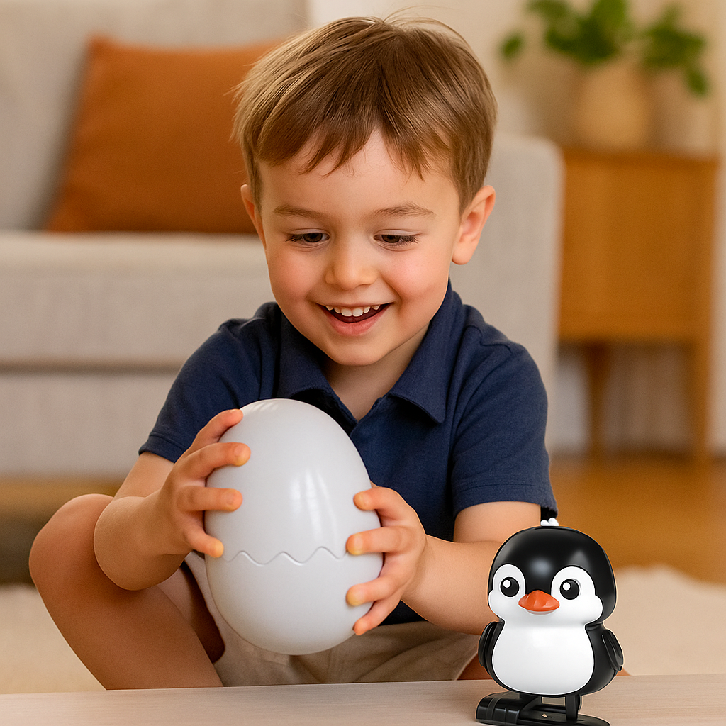 Jouet œuf surprise avec animal à éclore pour enfants
