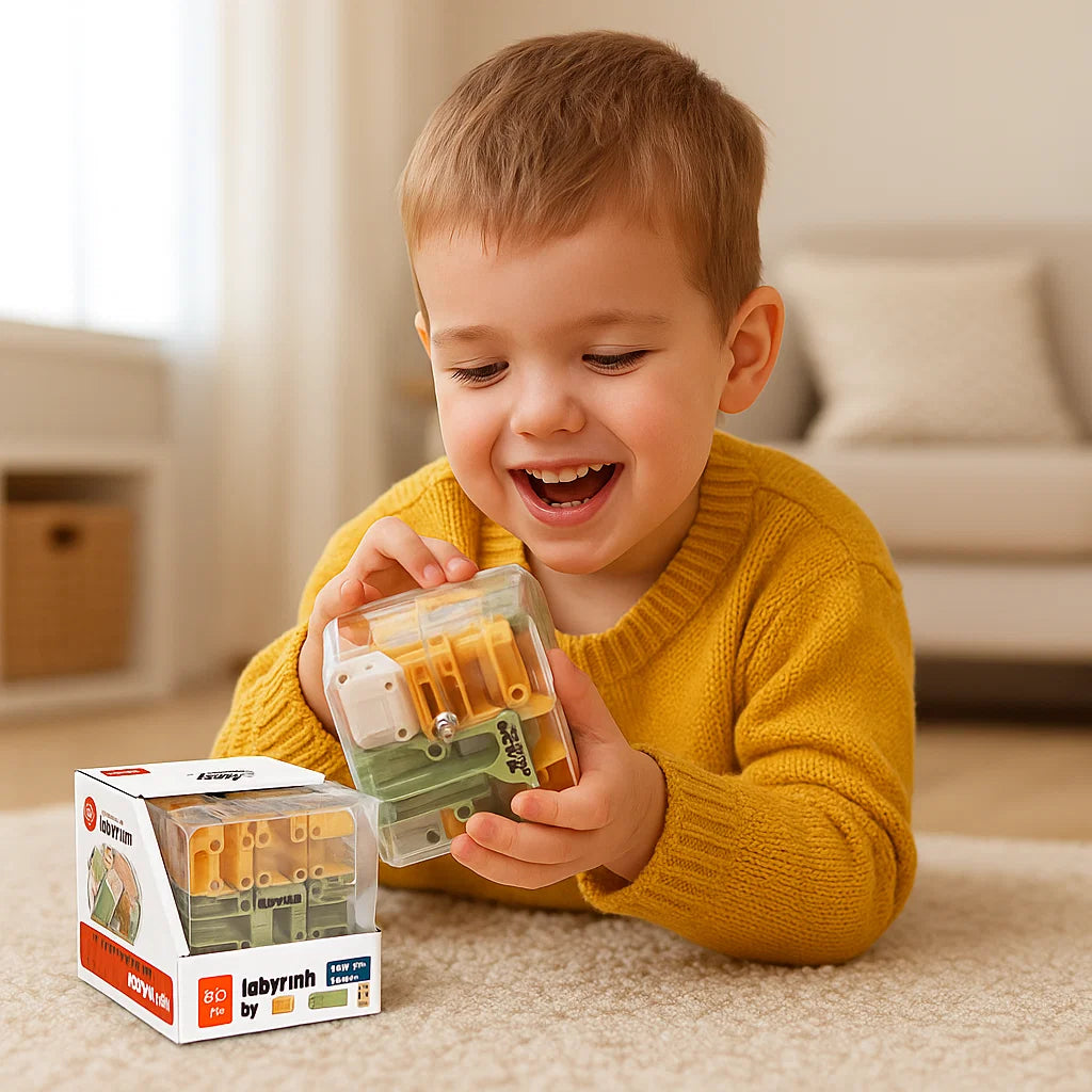 3D labyrinthe puzzle cube