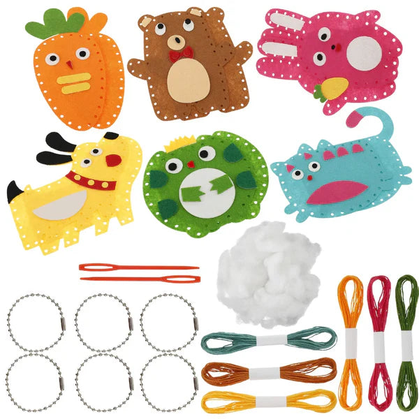 Kit de couture d' animaux en feutre pour enfants