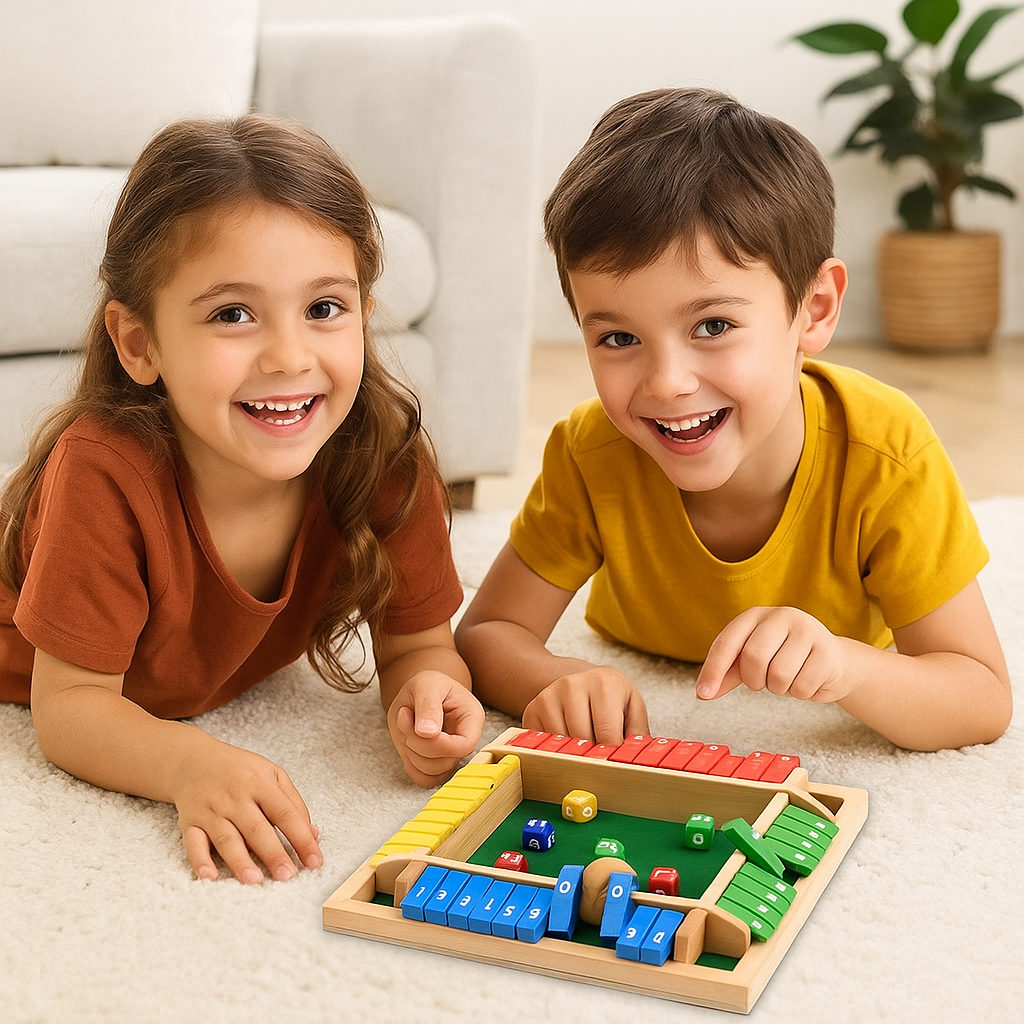 Jeu familial Shut The Box – Ensemble 4 joueurs