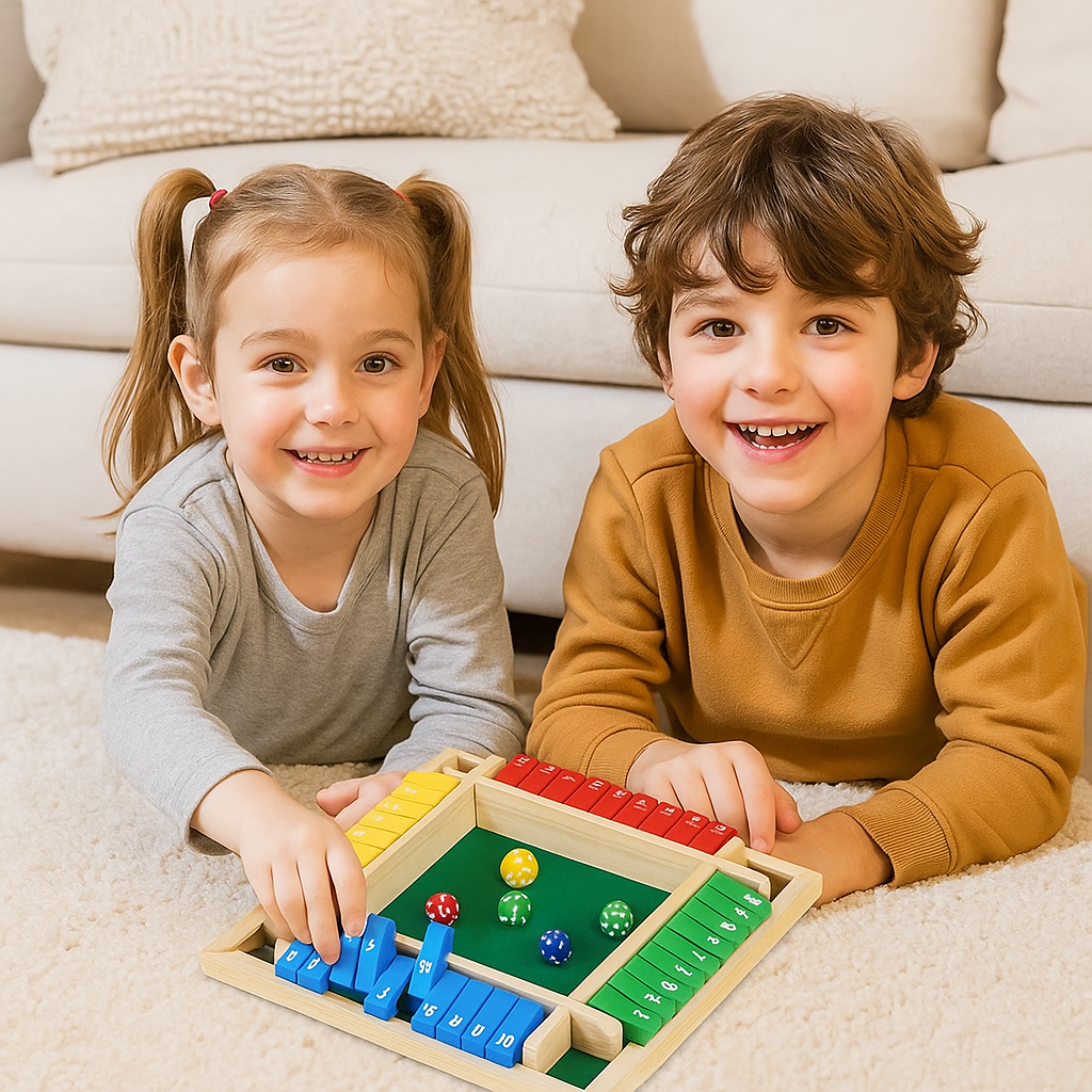 Jeu familial Shut The Box – Ensemble 4 joueurs