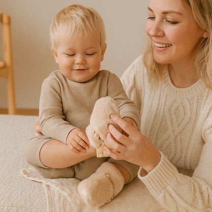 Chaussons-chaussettes doux pour bébés