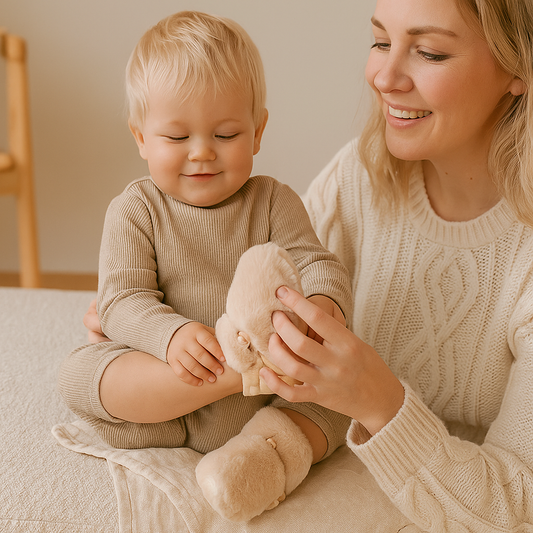 Chaussons-chaussettes doux pour bébés