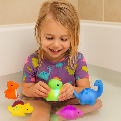 Jouet de bain dinosaure lumineux