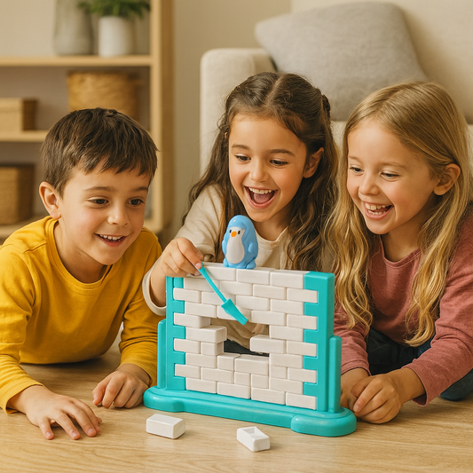 Jeu familial d’équilibre mur de glace pingouin