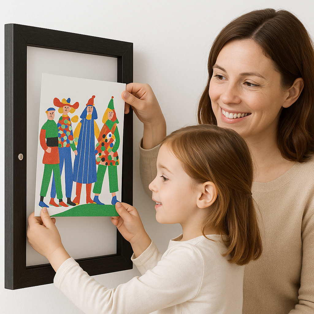 Cadre Photo - Peut Contenir Jusqu' à 150 Dessins