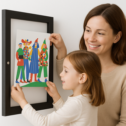 Cadre Photo - Peut Contenir Jusqu' à 150 Dessins