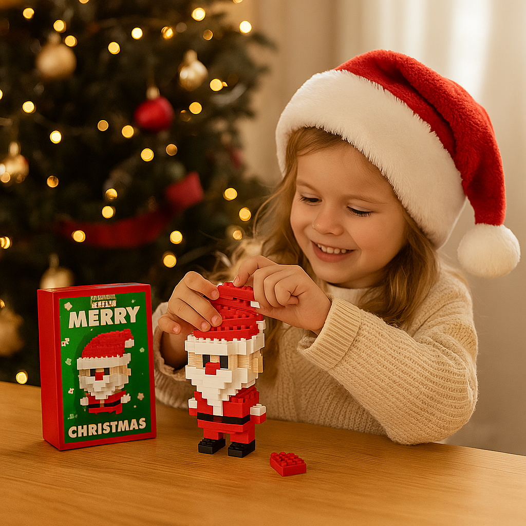 Figurines de Noël créatives en briques – amusement pour toute la famille