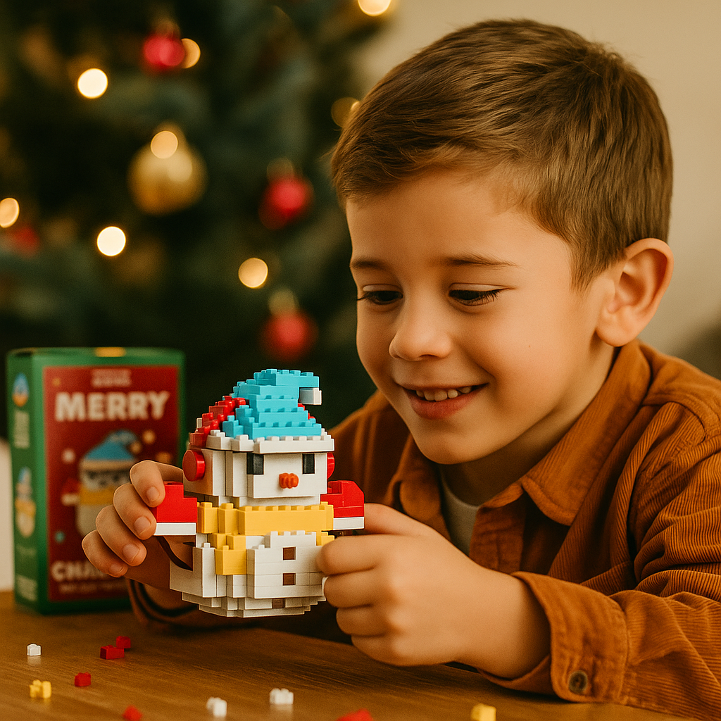 Figurines de Noël créatives en briques – amusement pour toute la famille