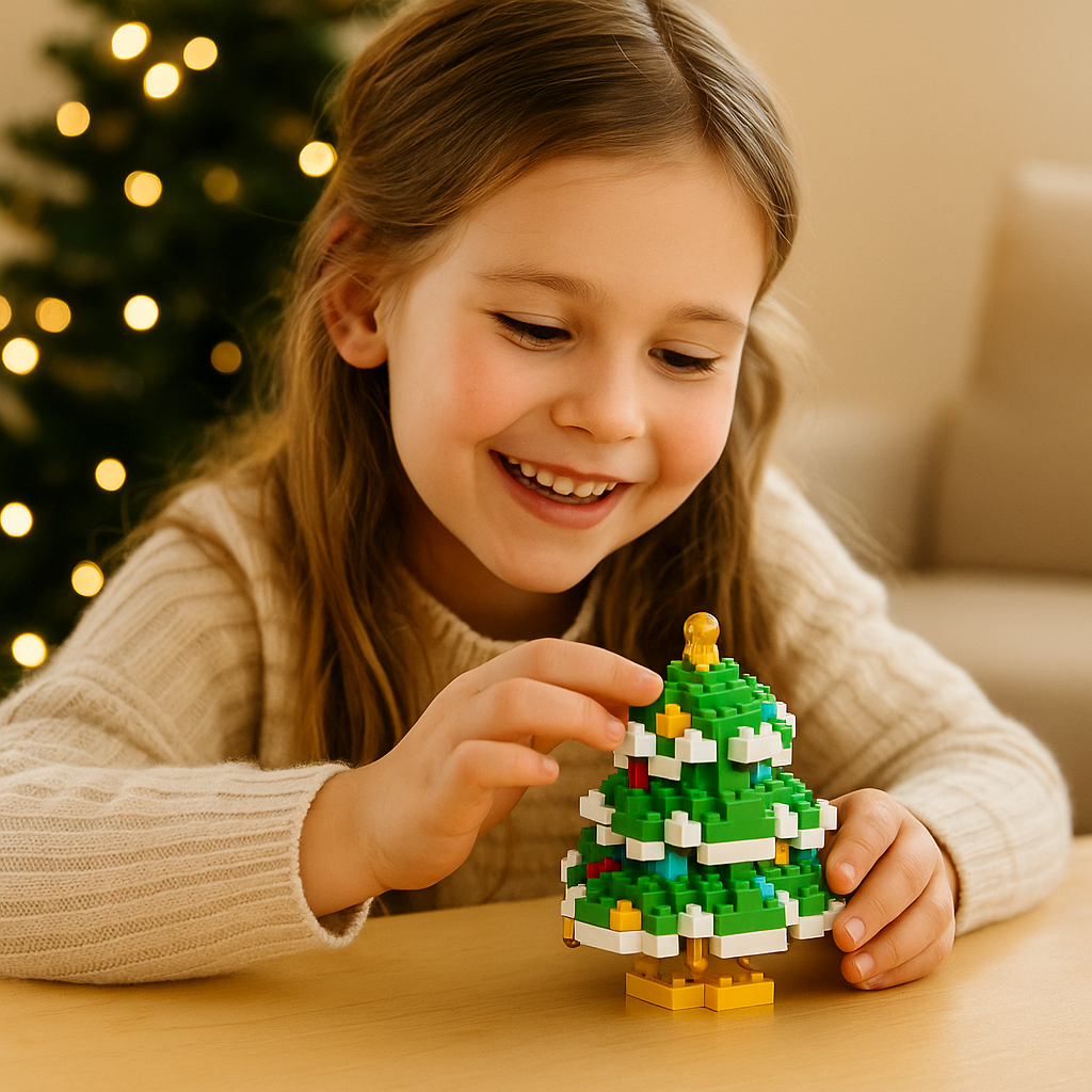 Figurines de Noël créatives en briques – amusement pour toute la famille