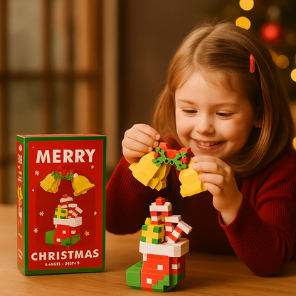 Figurines de Noël créatives en briques – amusement pour toute la famille