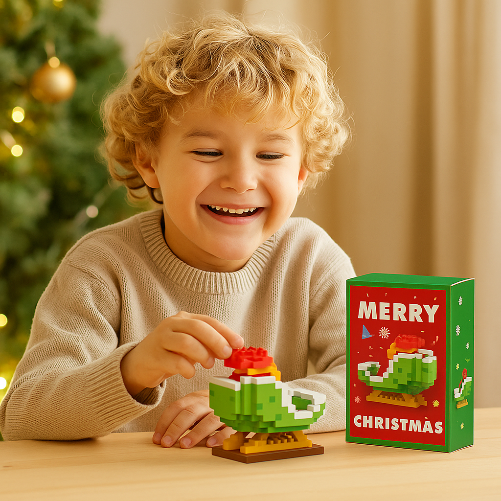 Figurines de Noël créatives en briques – amusement pour toute la famille