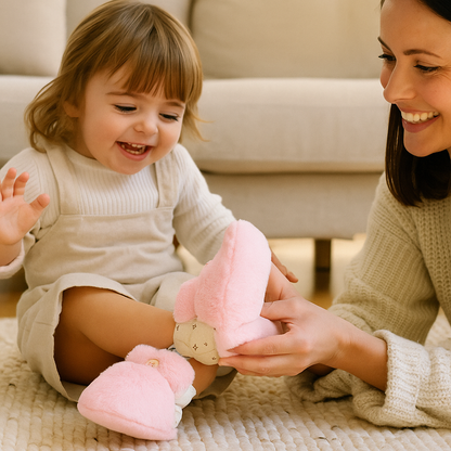 Chaussons-chaussettes doux pour bébés