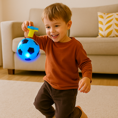 Toupie football lumineuse LED