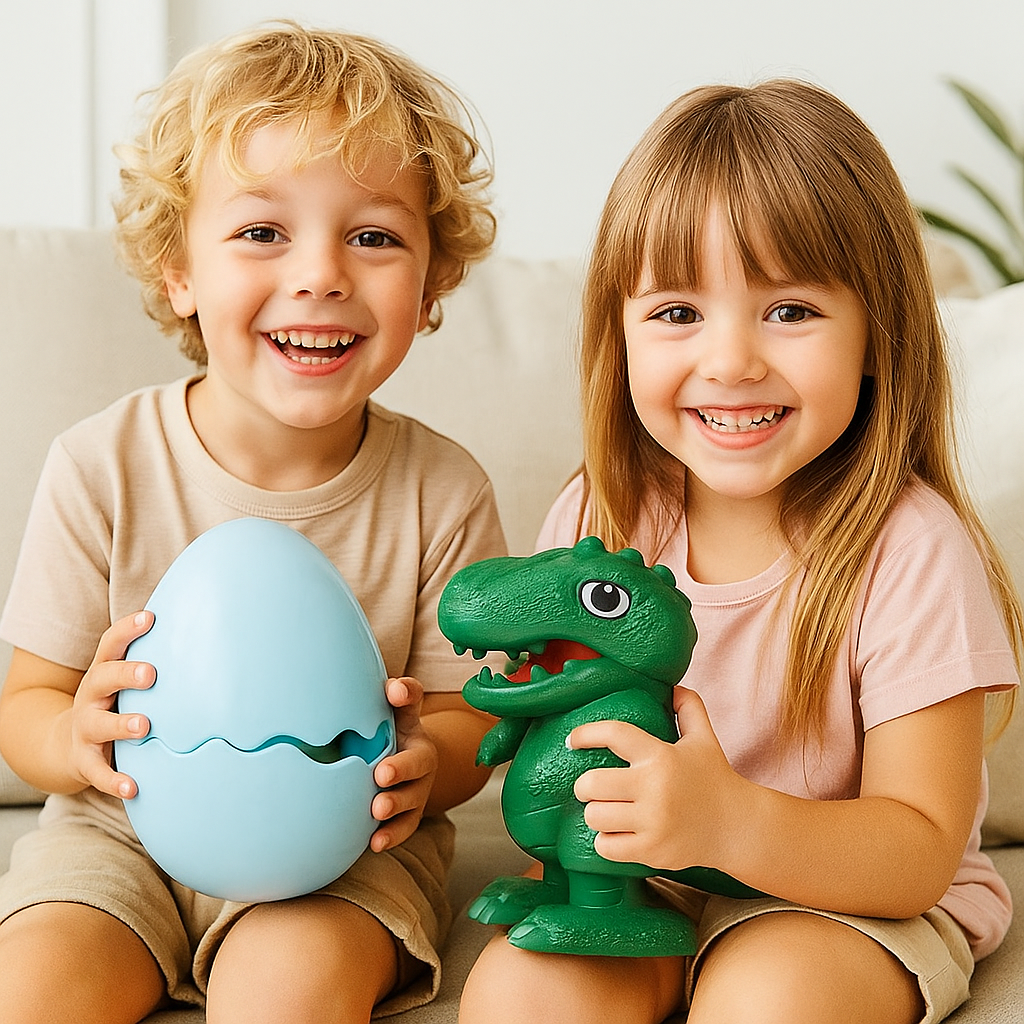 Jouet œuf surprise avec animal à éclore pour enfants