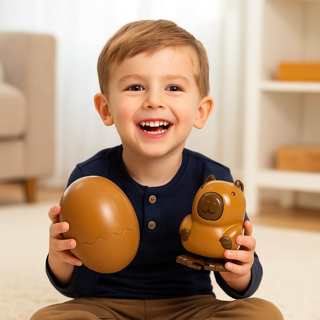 Jouet œuf surprise avec animal à éclore pour enfants