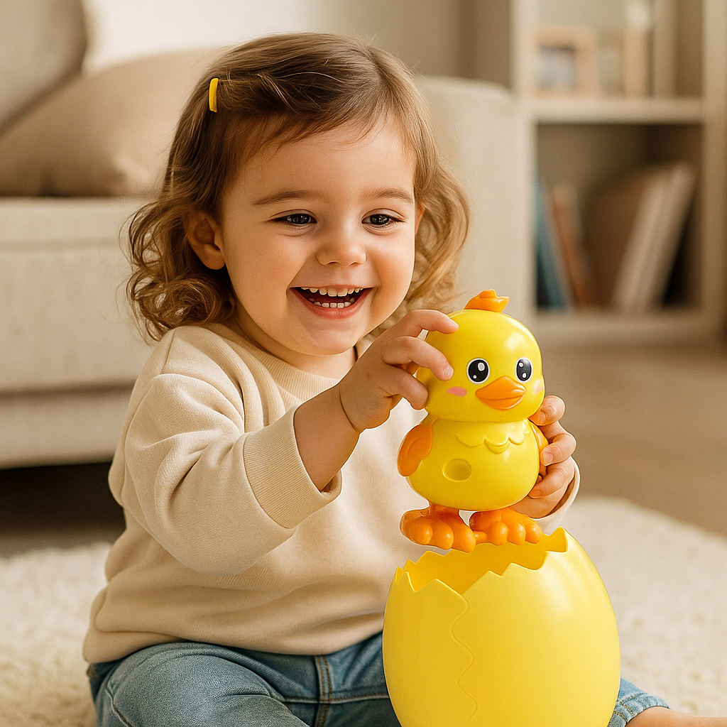 Jouet œuf surprise avec animal à éclore pour enfants