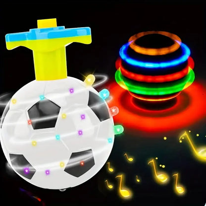 Toupie football lumineuse LED