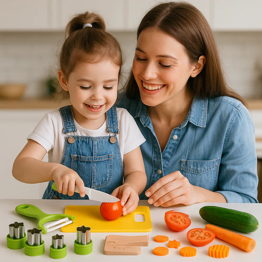 Set de Cuisine Sûr - pour les Petits Cuisiniers Gourmets