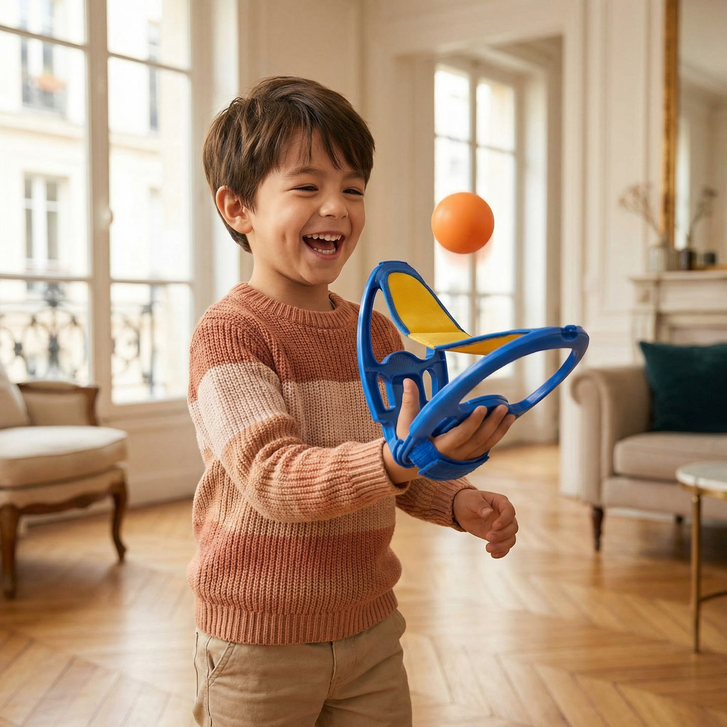 Jeu de balle amusant à attraper