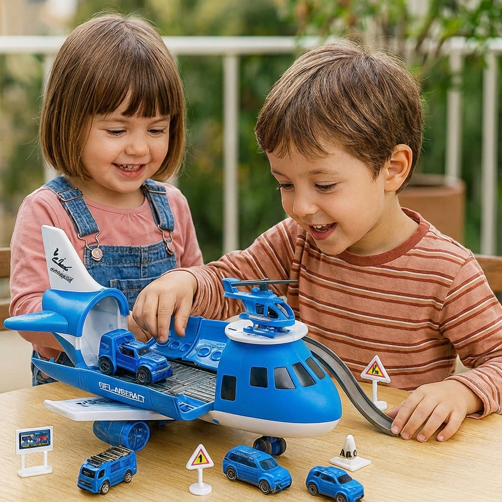 Ensemble de jeu avion & véhicules