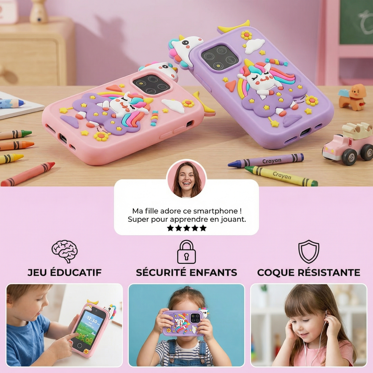Smartphone éducatif pour enfants
