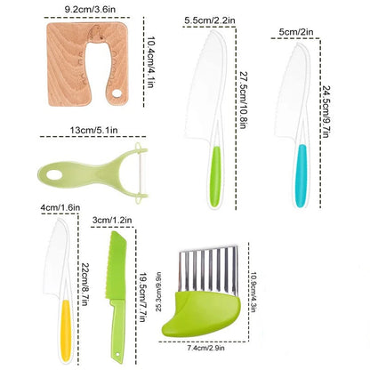 Set de Cuisine Sûr - pour les Petits Cuisiniers Gourmets