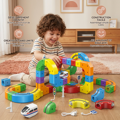 Train magique à cubes – jouet pour enfants