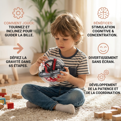 Boule labyrinthe 3D