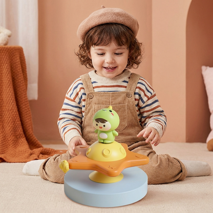 Spinner Montessori à ventouse – Jouet d’apprentissage rotatif