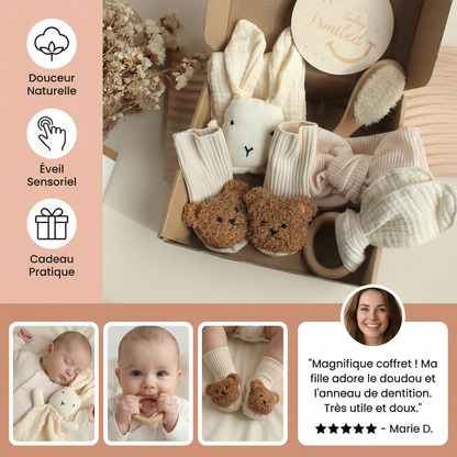 Coffret Cadeau Nouveau-Né 6 Pièces – Kit de Naissance Bébé