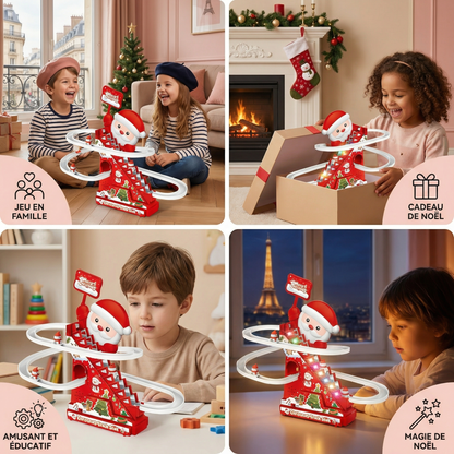 Montagne russe du Père Noël amusante