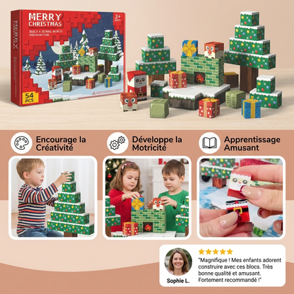 Blocs magnétiques de Noël