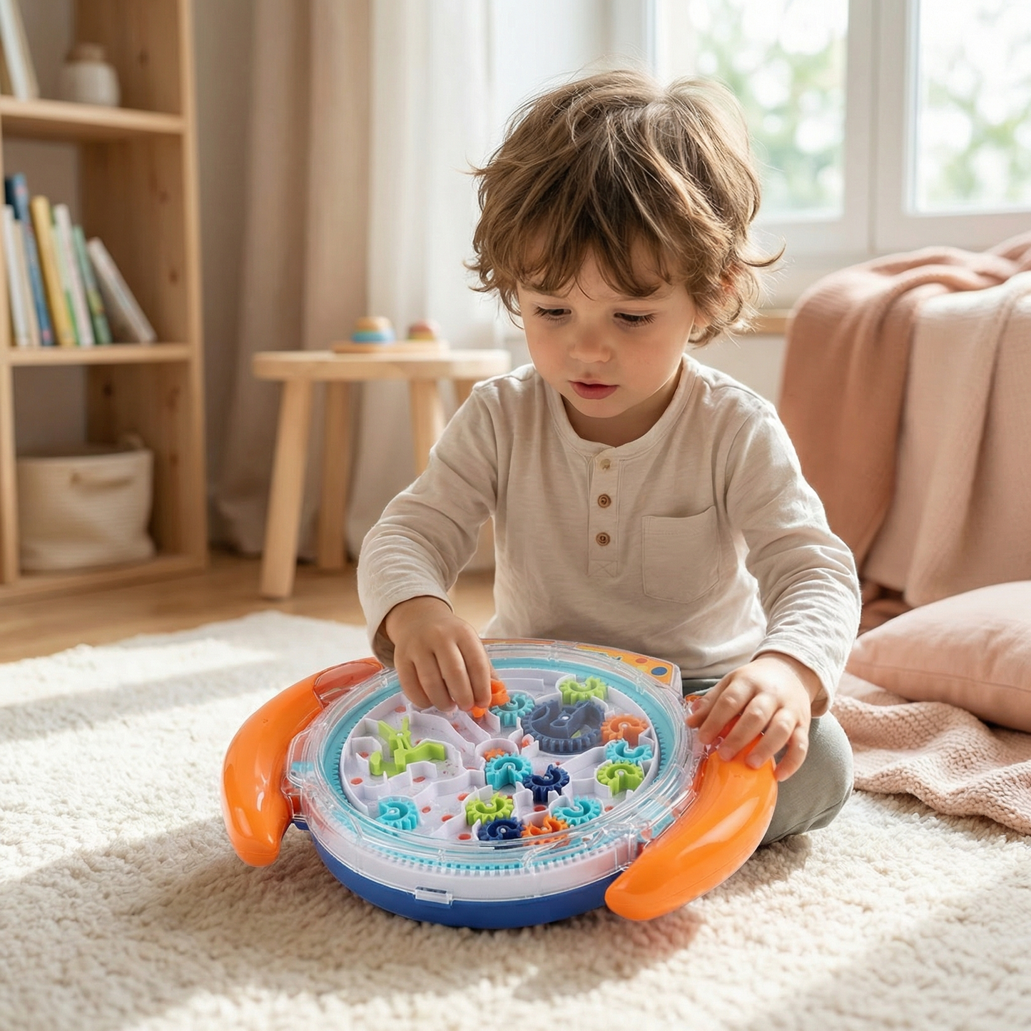 Roue labyrinthe 3D – Jeu d’adresse et d’apprentissage