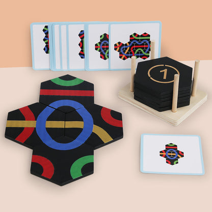 Puzzle des chemins – jeu pédagogique de recherche de parcours pour toute la famille