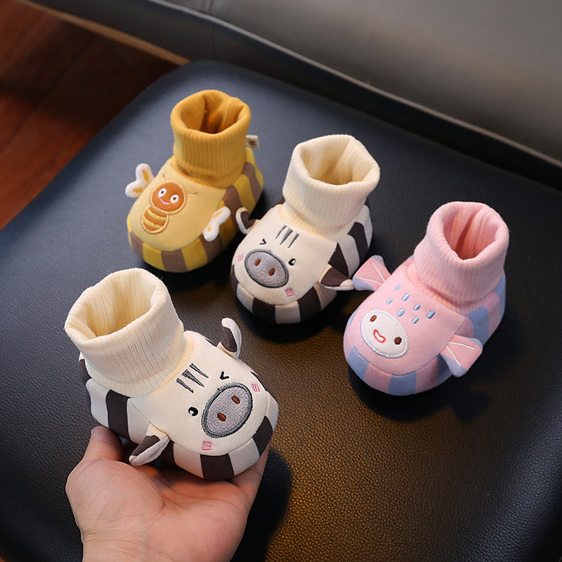 Chaussons-Bas Bébé Tout Doux – Chauds, Antidérapants & Confortables