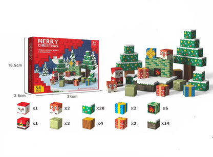 Blocs magnétiques de Noël