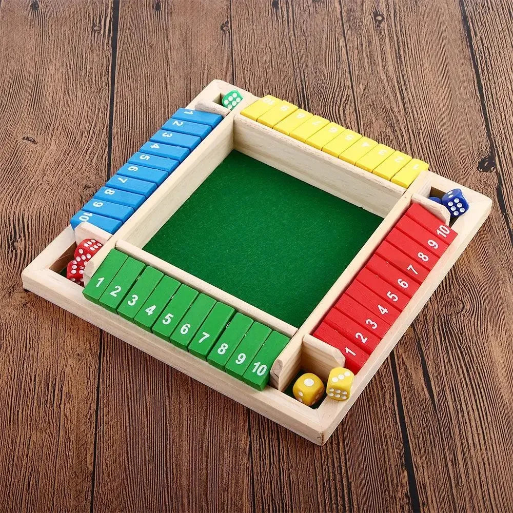 Jeu familial Shut The Box – Ensemble 4 joueurs