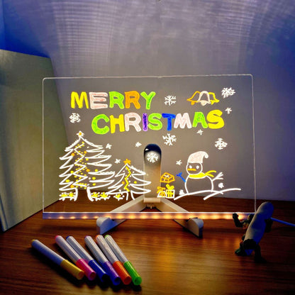 Planche à dessin lumineuse à LED pour enfants