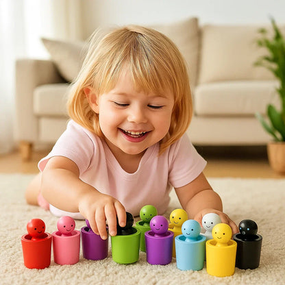 Les poupées de couleur à trier pour les enfants
