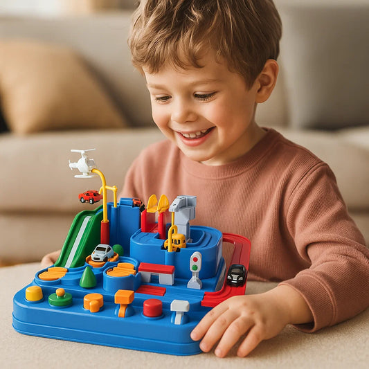 Jeu de piste de voiture pour enfants