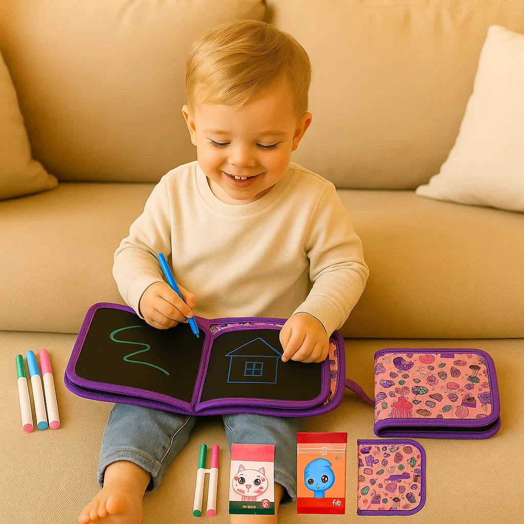Carnet de dessin réutilisable pour enfants