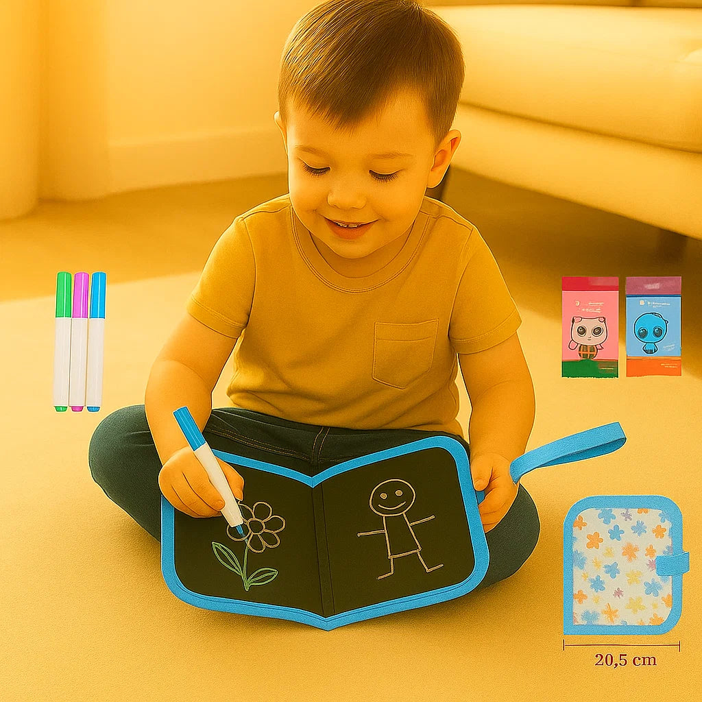Carnet de dessin réutilisable pour enfants