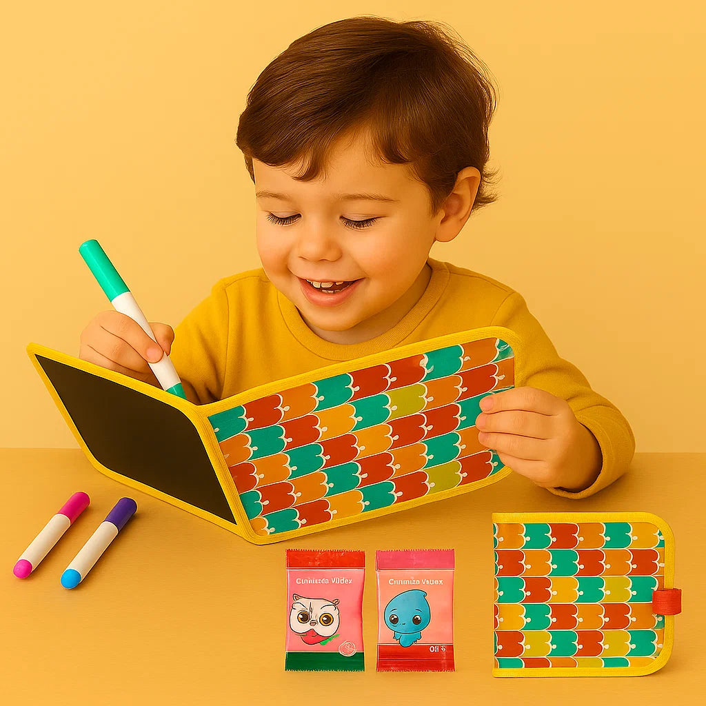 Carnet de dessin réutilisable pour enfants