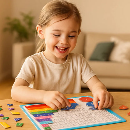 Jouet éducatif magnétique Montessori – fractions pour enfants