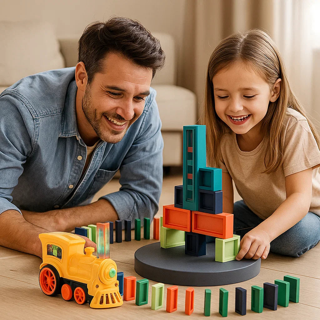 Jeu de train domino pour enfants