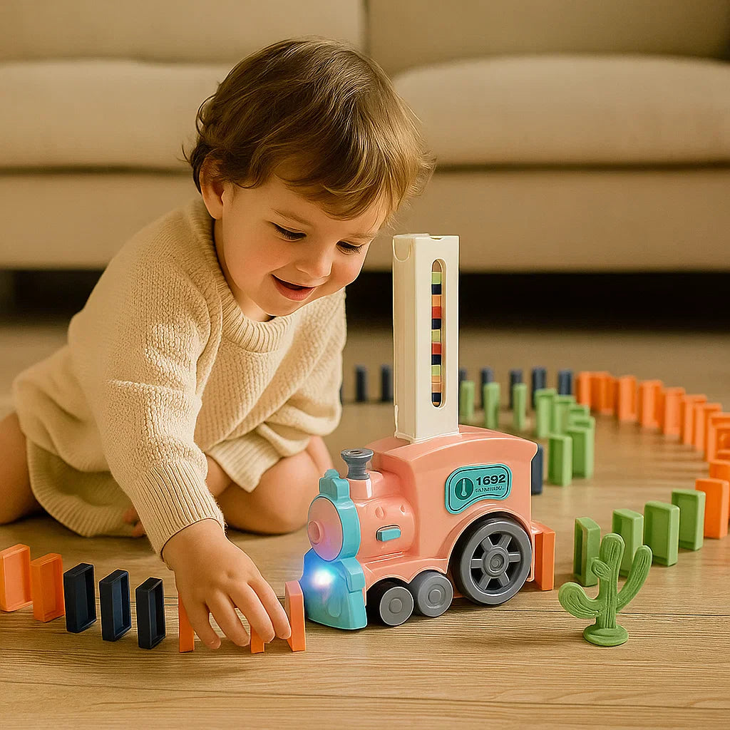 Jeu de train domino pour enfants