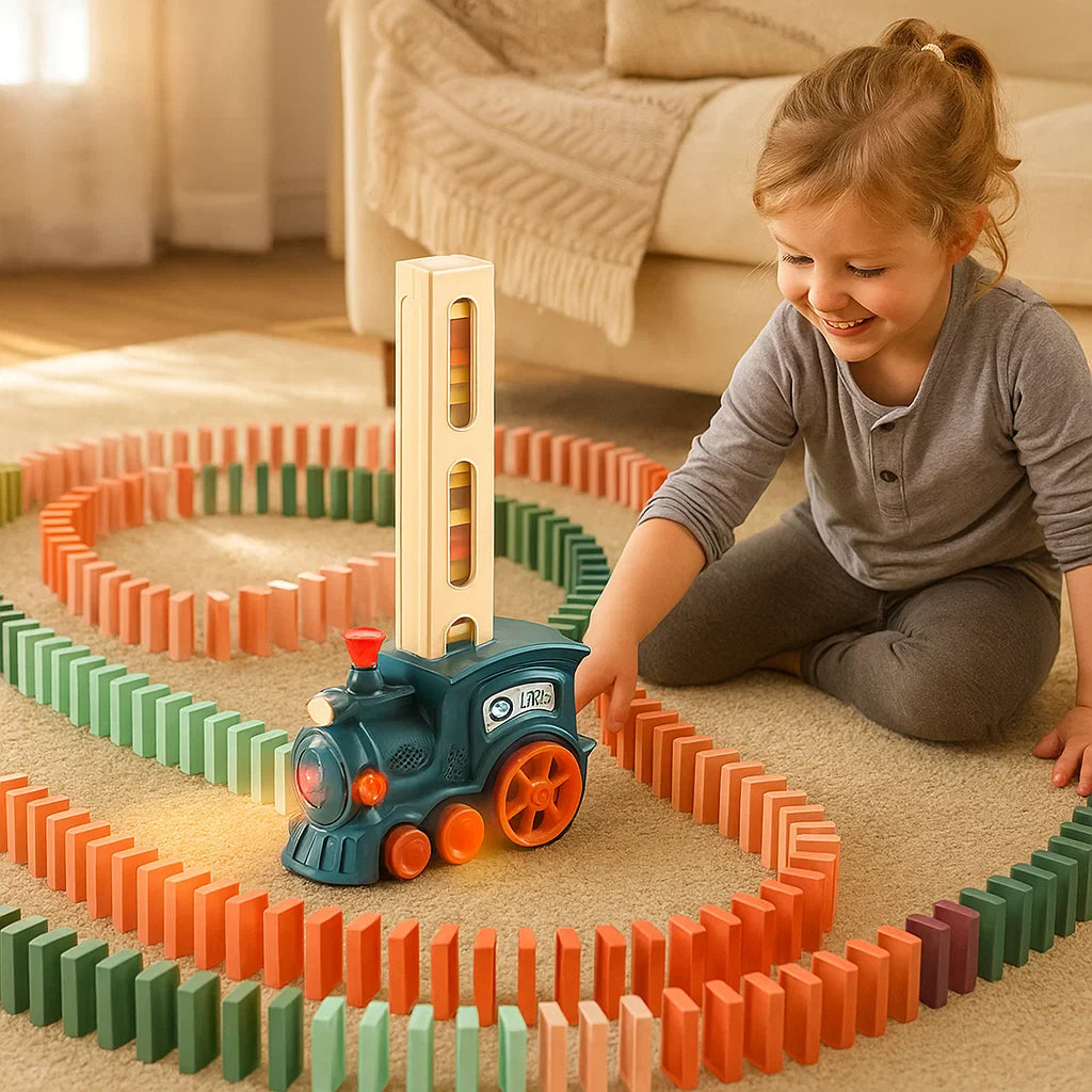 Jeu de train domino pour enfants